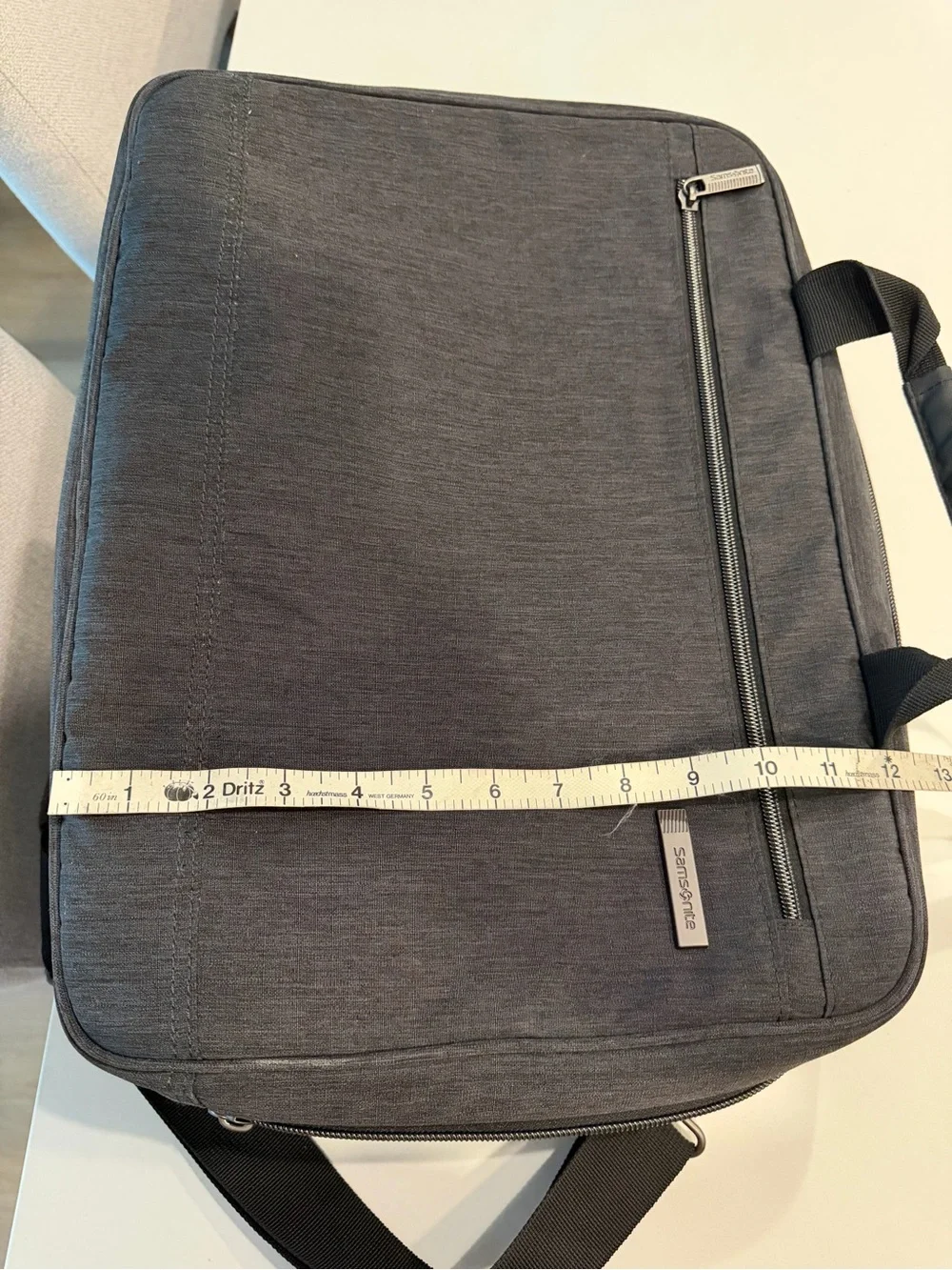 Samsonite Dark Gray Laptop Briefcase Messenger Bag